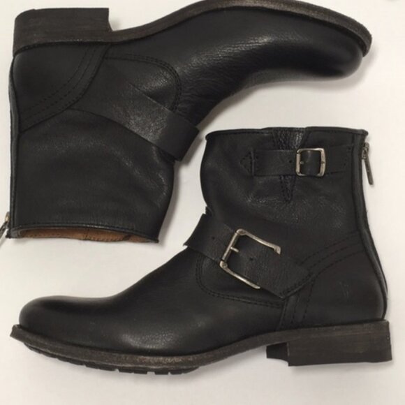 Frye Tyler Engineer Leather Boot Size 6/12 - Picture 1 of 6